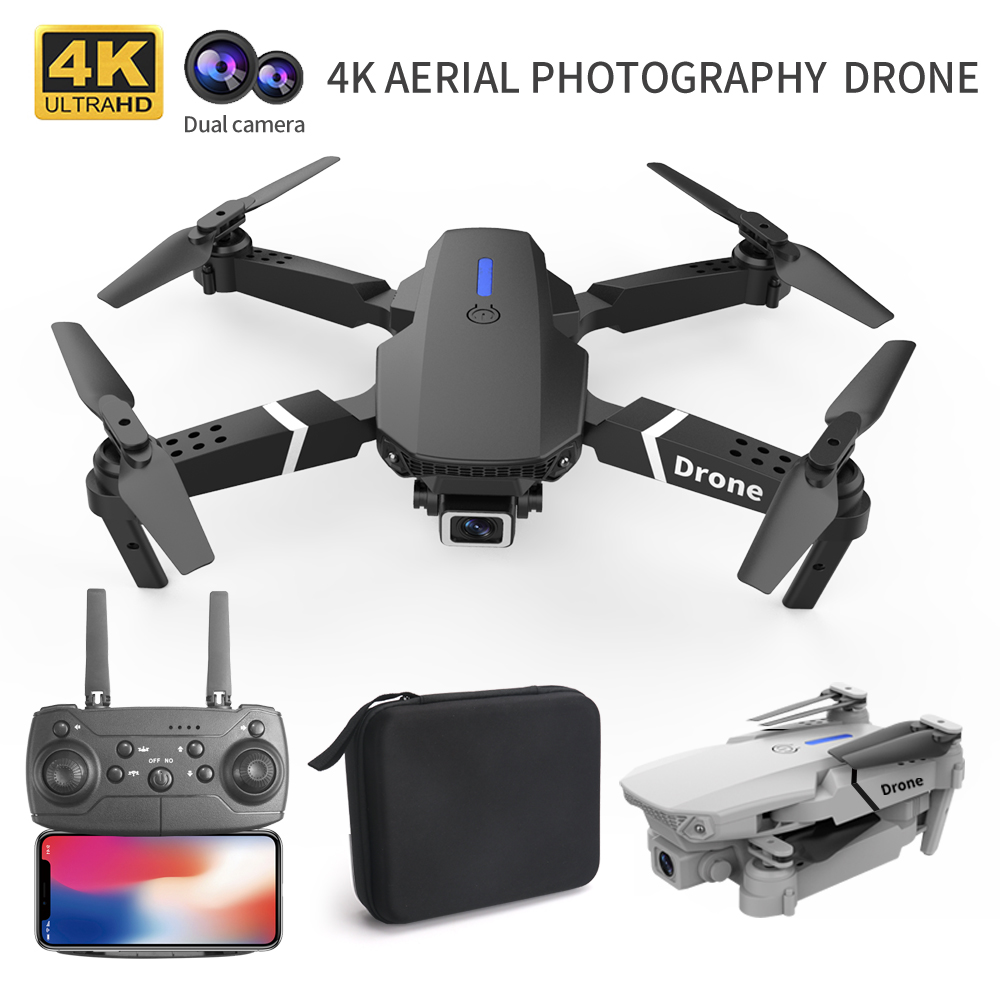 Drone E88Pro Rc 4K - 2025 E88 Proドローン プロ仕様 HD 4K