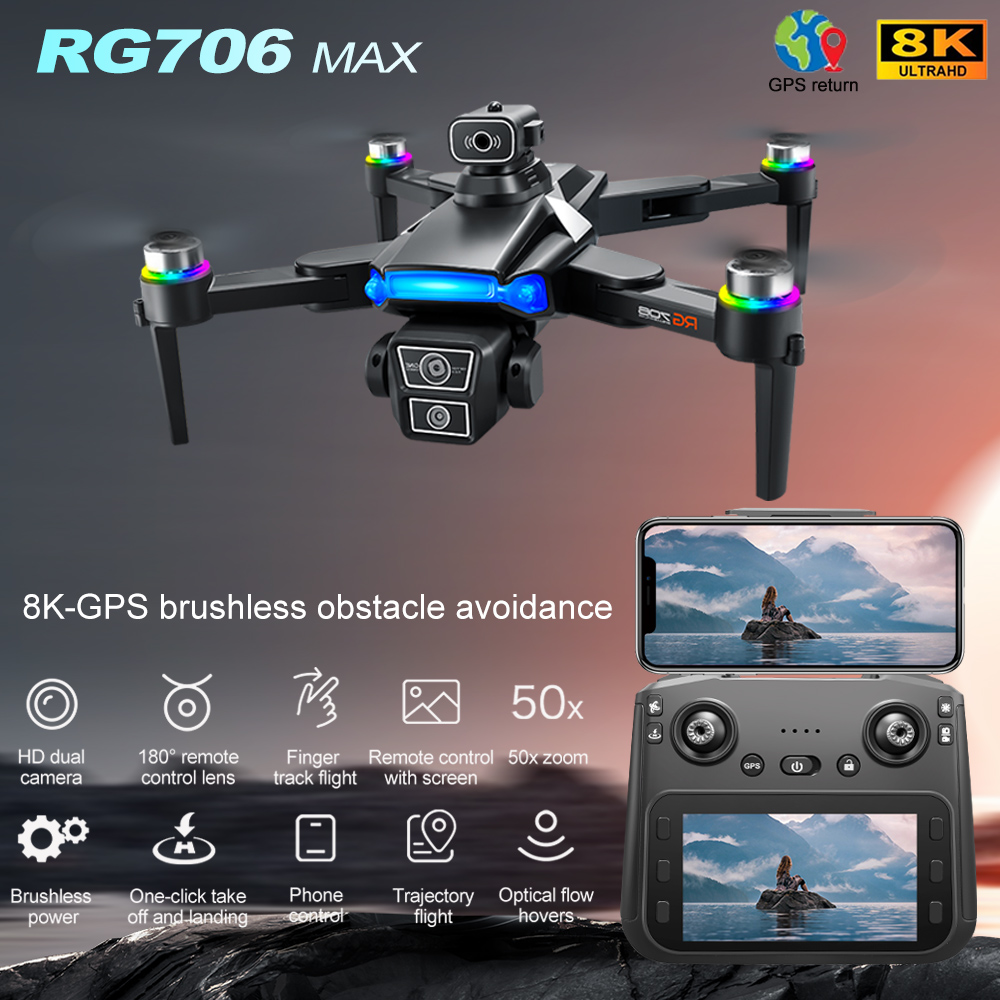 Drone Aircraft Jjrc - JJRC RG706 Max GPSドローン 8K HDデュアルカメラ