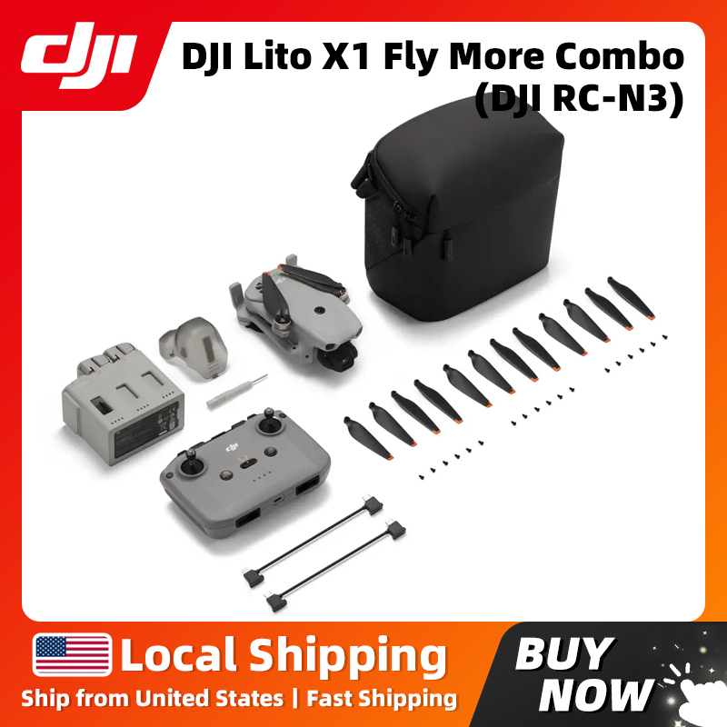 Drone E88Pro Rc 4K - DJI Lito X1 Fly More Combo