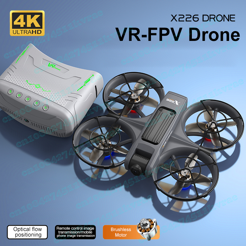 Drone Aircraft Jjrc - X226 VR FPV ドローン 4K HD