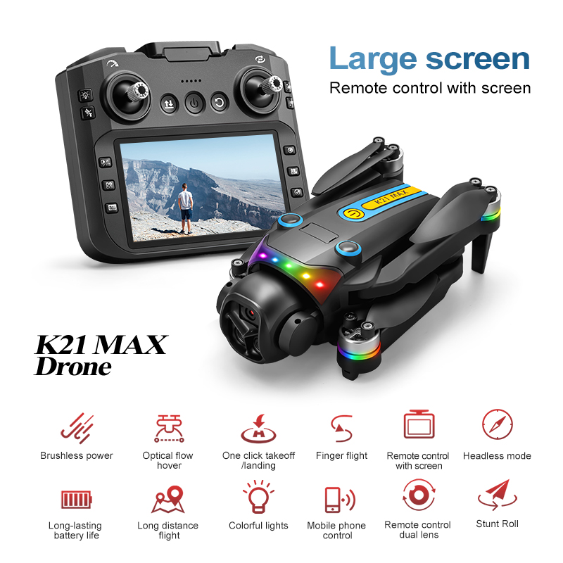 Drone Rc Harness - 屋外用電動ドローン デュアルカメラ 90 ° 120 °