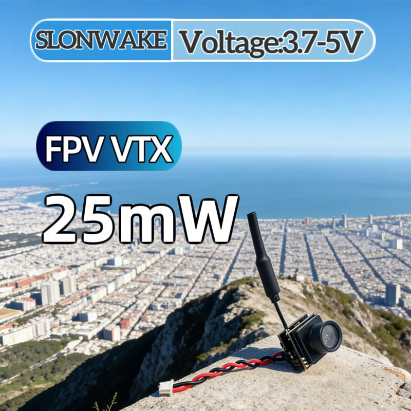 Receiver Rc Drone - SLONWAKE FPV 25mW パワーシミュレーション VTX 統合型送信機と