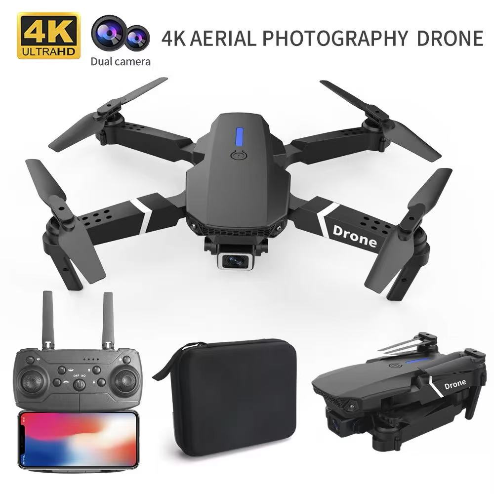 Drone E88Pro Rc 4K - プロフェッショナルドローン E88 4k 広角 HD カメラ