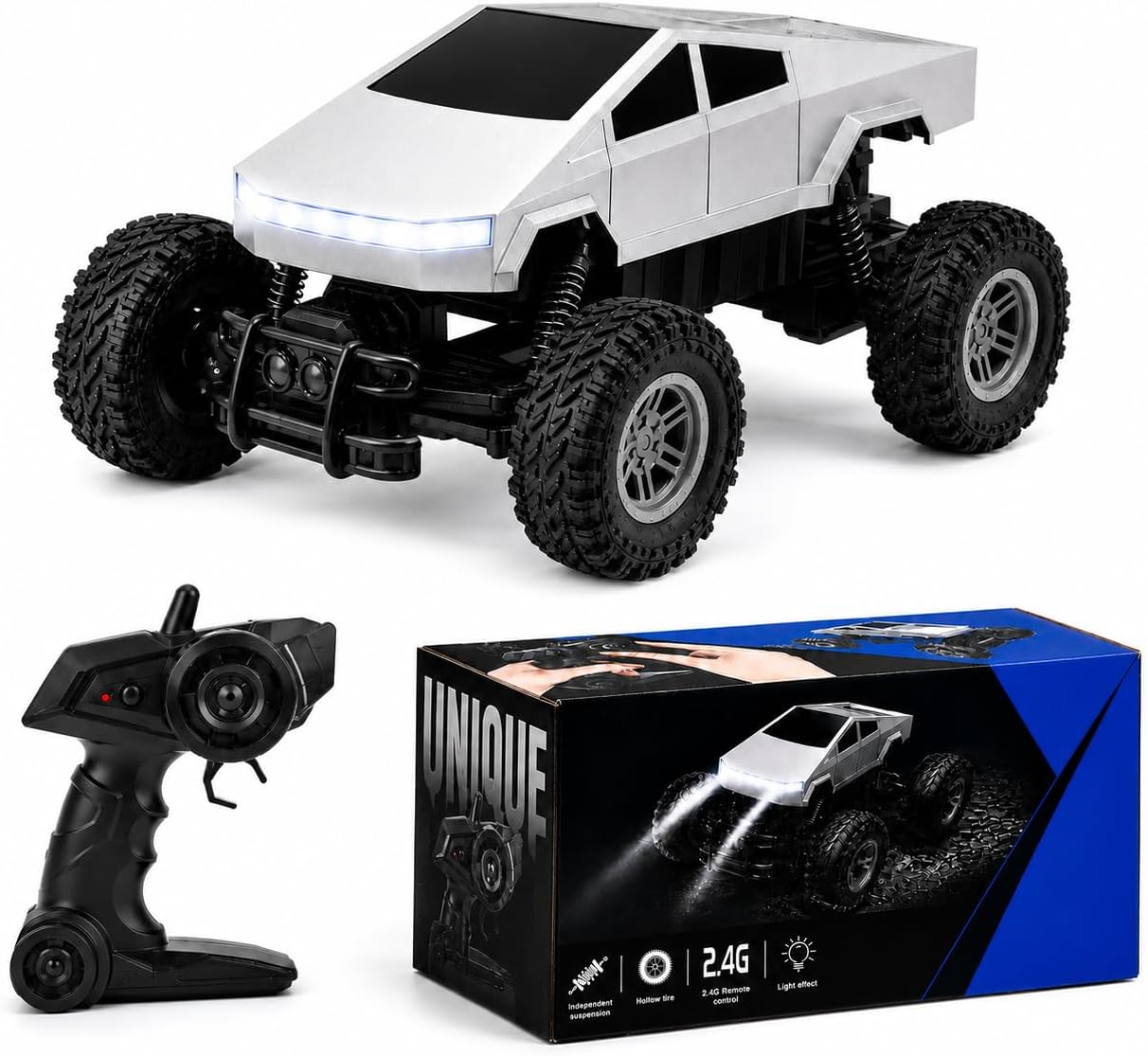 Drone Lidi Rc - 1:18 RCカー リモートコントロールトラック 子供向け、2.4GHz 4WD オフロード車