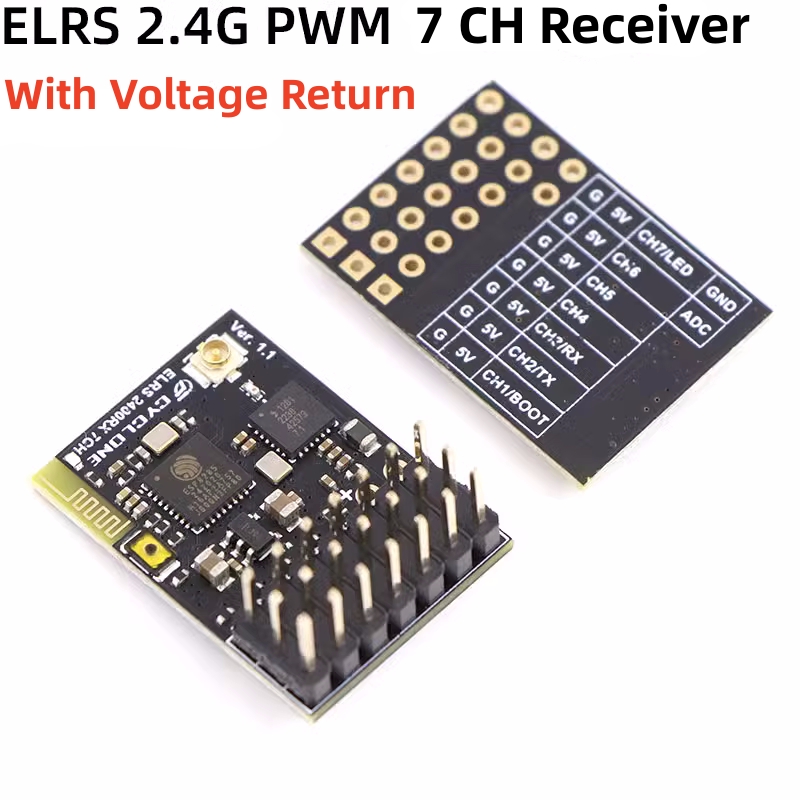 Drone Rc Battery - Rcカー、fpvドローン、クワッドコプター、elrs 2.4g、pwm、7ch、6ch、crsfレシーバー、サイクロンサポート、elrs 3.2プロトコル用の銅パイプアンテナ