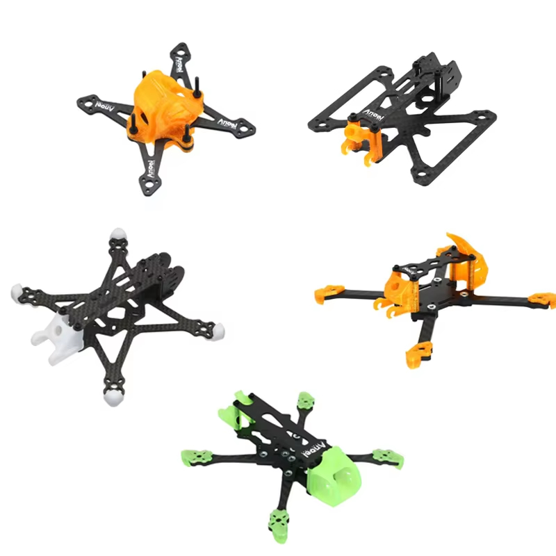 3D Printed Drone Part - UAngel Angel 1.6/2/2.5/3/3.5 インチカーボンファイバードローンフレームキット、FPV フリースタイル RC