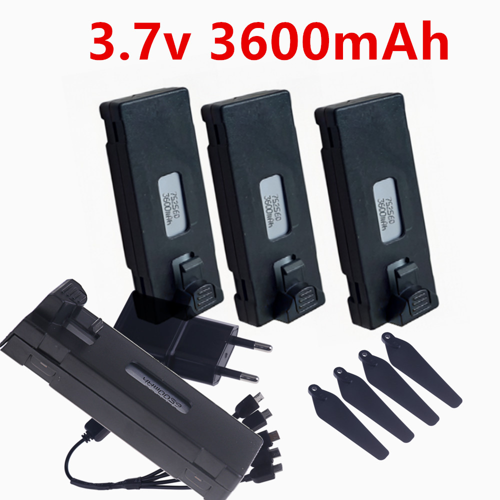 Drone Rc S1S - 1800mAh 3600mAh 3.7v ドローンバッテリー LS-S1S E88