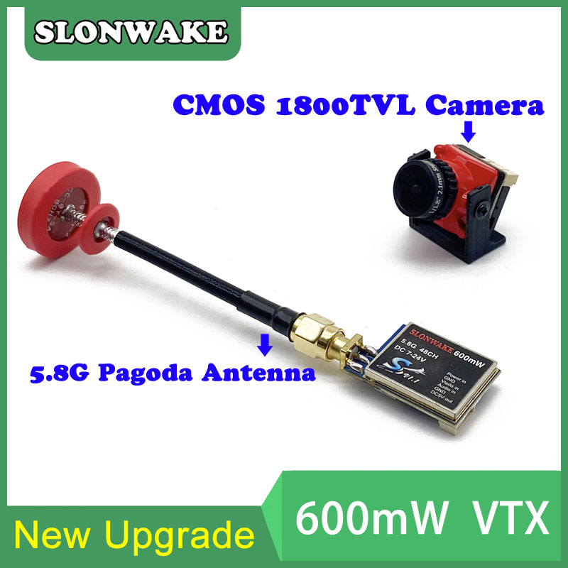 5.8 グラム 48CH 600mW 調整可能な VTX-C - Receiver Rc Drone のレビューと価格