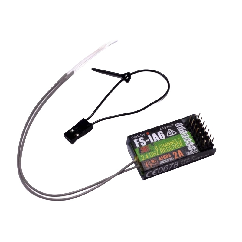 Flysky FS-IA6 レシーバー 6CH デュアルアン - Drone Rc Battery のレビューと価格