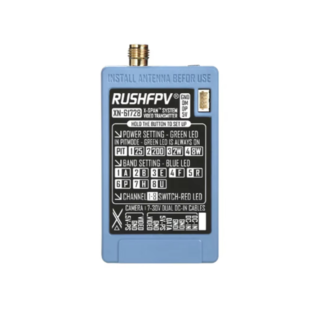 RUSHFPV 6.1‑7.2G 8W X61728 VTX - Receiver Rc Drone のレビューと価格
