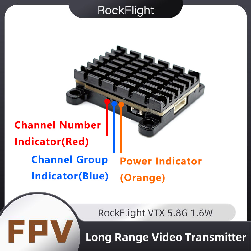 RockFlight TX663 VTX 5.8G 48CH - Receiver Rc Drone のレビューと価格