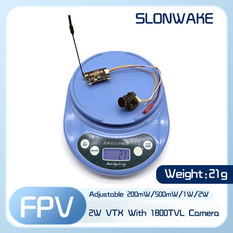 SLONWAKE 5.8G 56CH 2W 送信機 VTX  - Fpv Drone Camera のレビューと価格