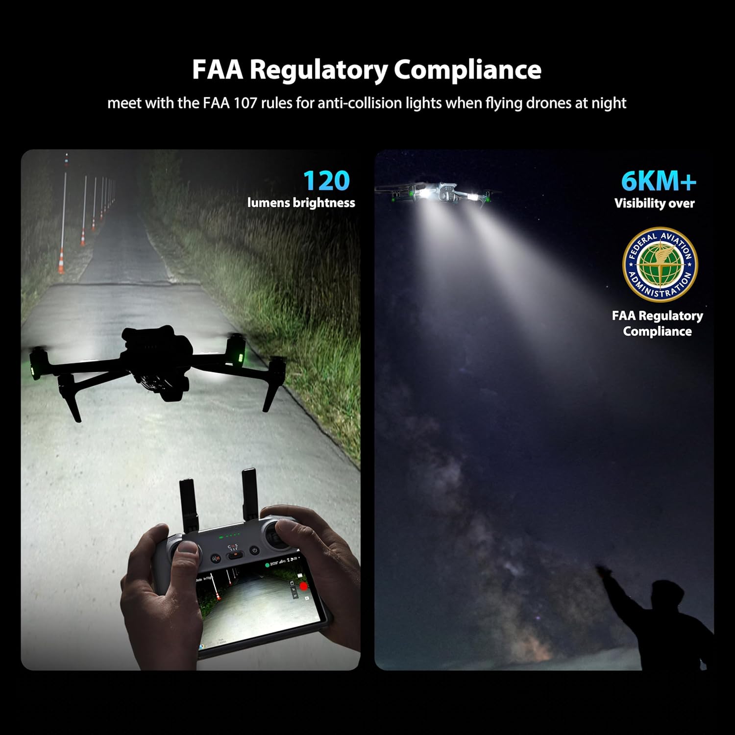 STARTRC ドローン ストロボライト 衝突防止ライト 充 - Drone Lidi Rc のレビューと価格