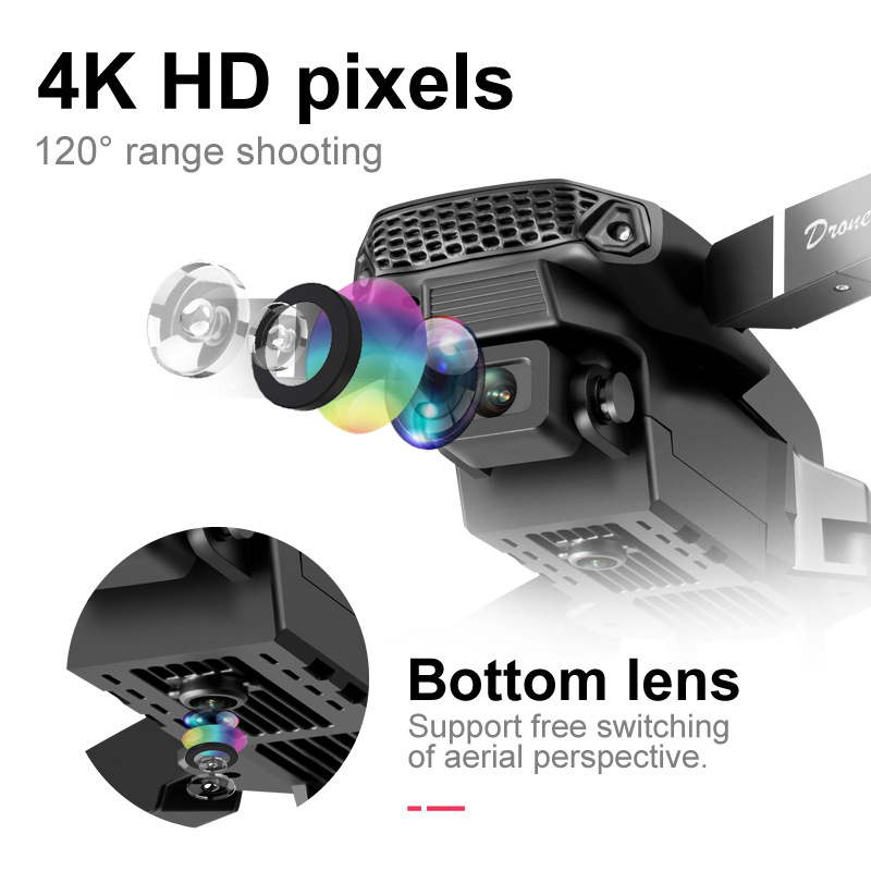 E88pro ドローンプロフェッショナル Dron オプティ - Drone E88Pro Rc 4K のレビューと価格