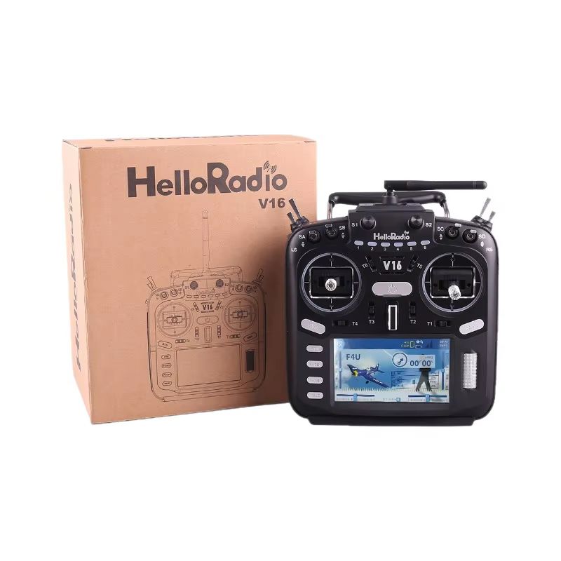 HelloRadio V16 MAX 6CH RC送信機、音 - Drone Motion Rc のレビューと価格
