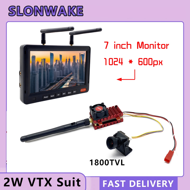 SLONWAKE 5.8G 2W VTX FPV 1800T - Drone Rc Harness のレビューと価格