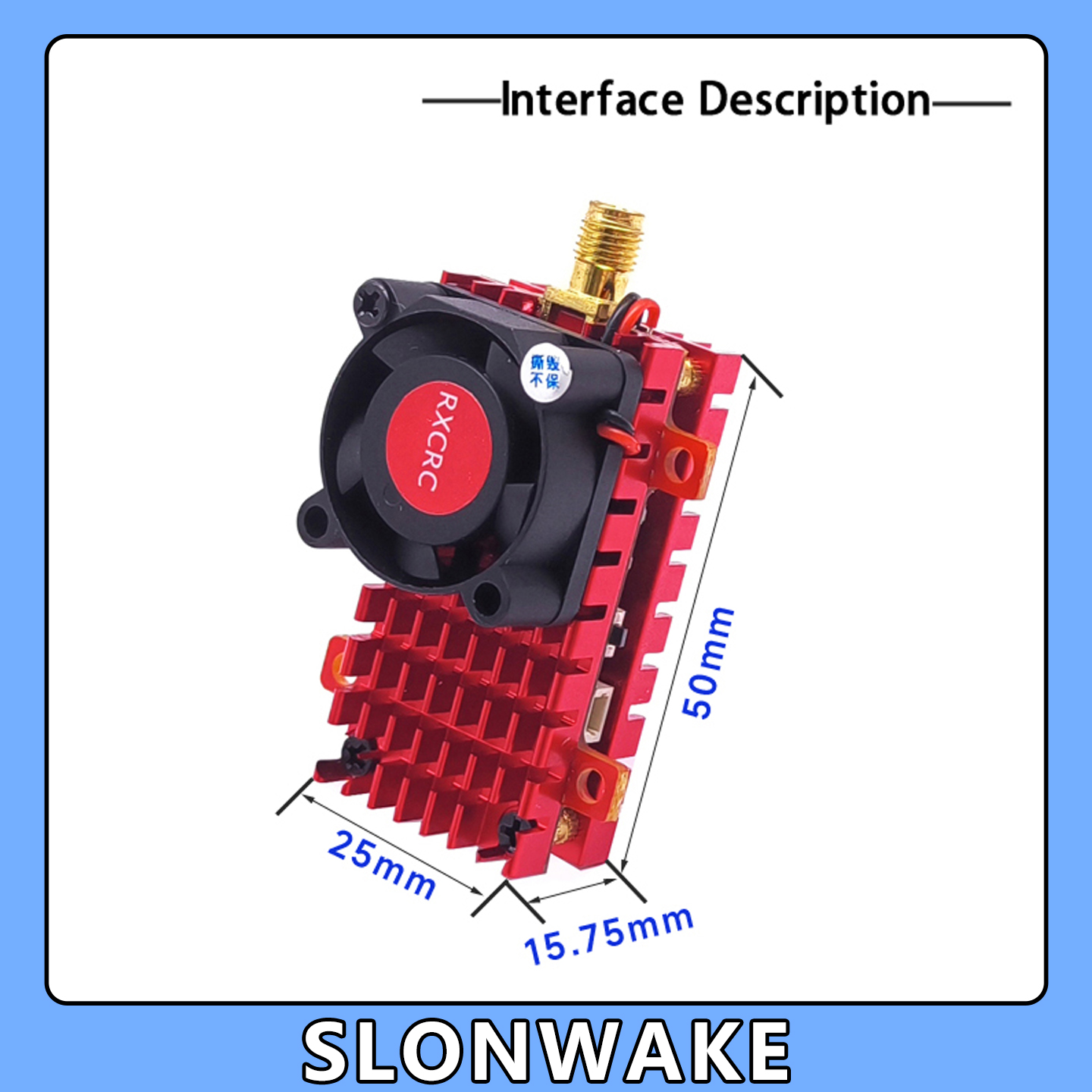 SLONWAKE 5.8G 2W VTX FPV 1800T - Drone Rc Harness のレビューと価格