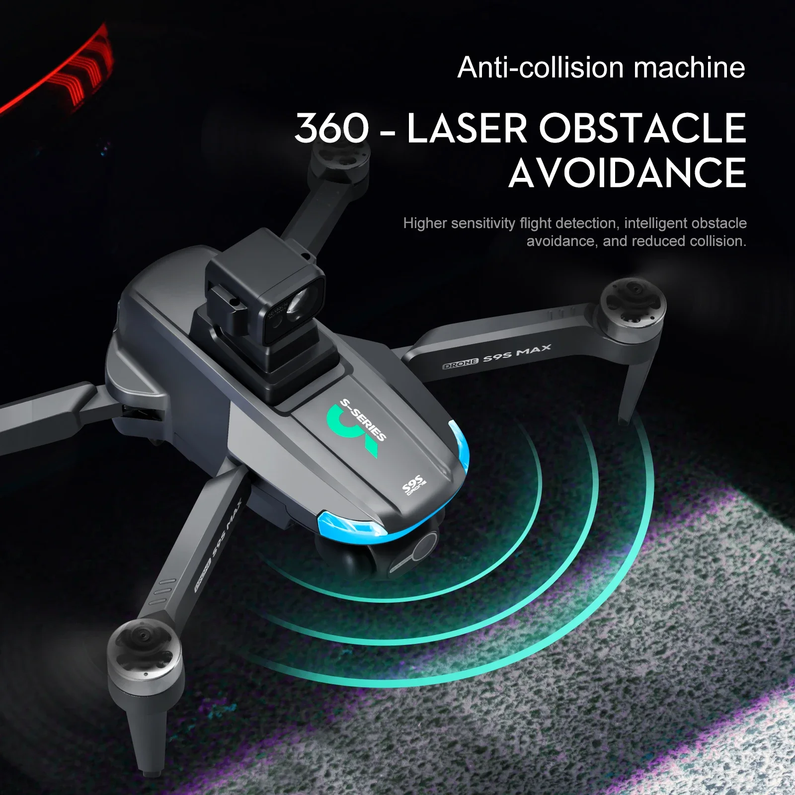 新しい S9S MAX ミニドローン 4K 2 軸 PTZ  - Drone E88Pro Rc 4K のレビューと価格