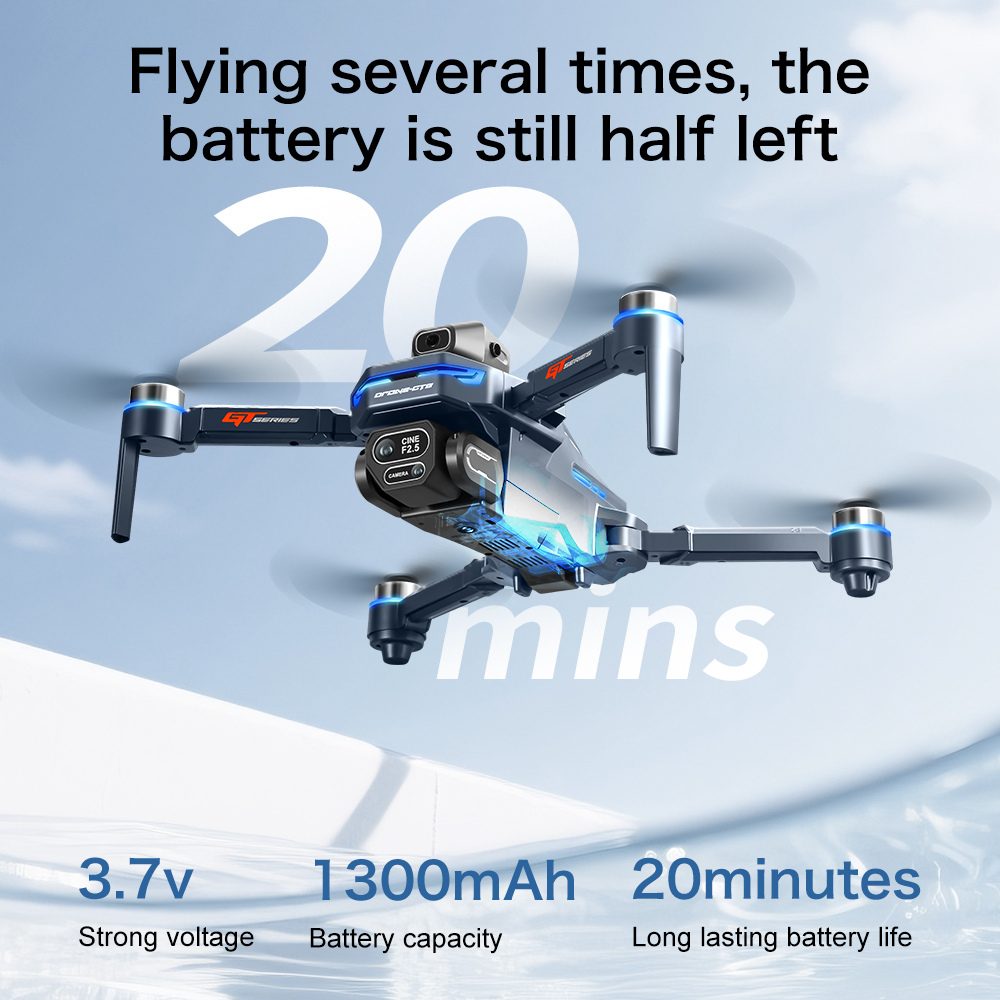 オリジナルGT8ドローン 8Kプロフェッショナルデュアルカメ - Drone E88Pro Rc 4K のレビューと価格