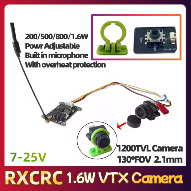 RXCRC 5.8G モジュール 48CH 1.6W VTX - Receiver Rc Drone のレビューと価格