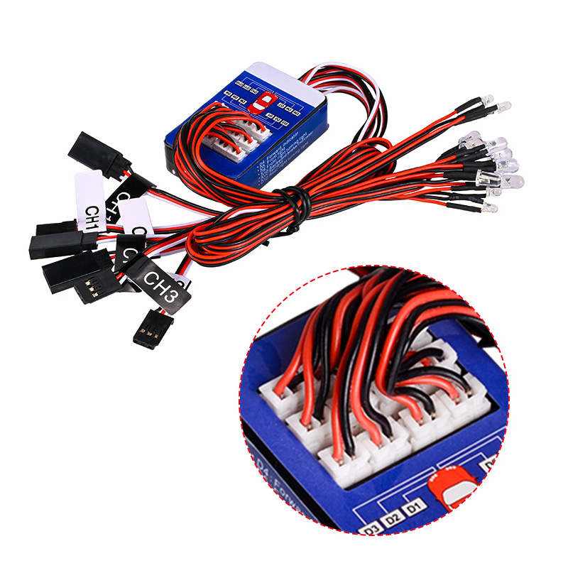 1/10スケールRCカーLED照明システムキット12個スマー - Drone Lidi Rc のレビューと価格