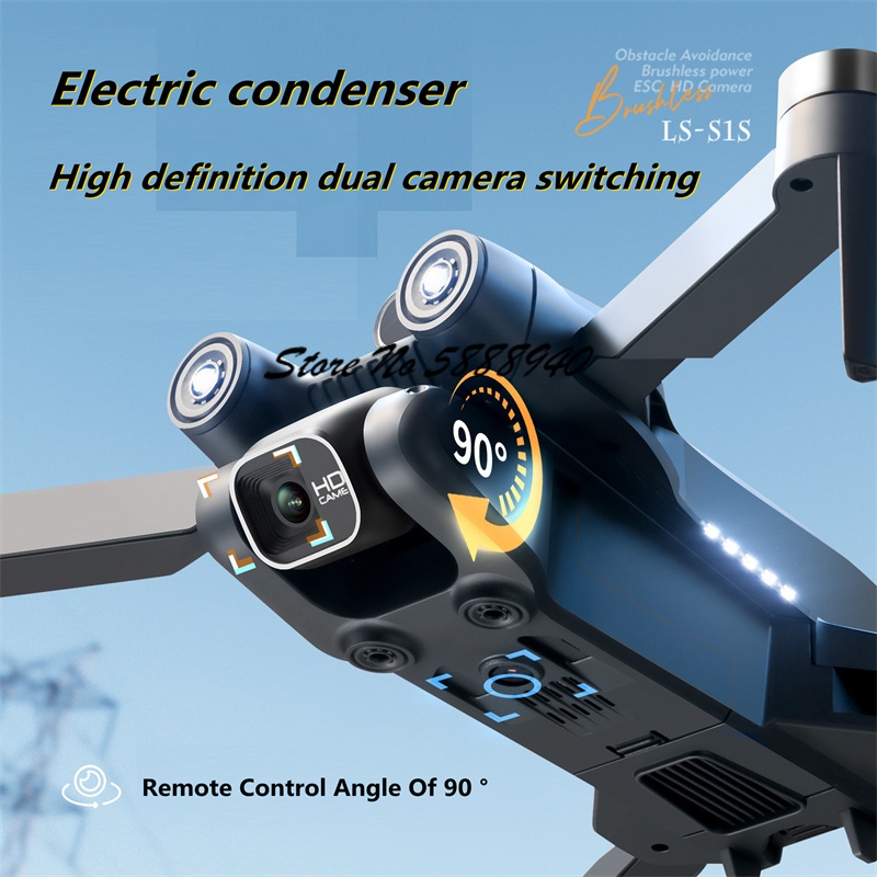 6K光学フロー ブラシレス 折りたたみ式 リモコン ドローン - Drone Rc S1S のレビューと価格