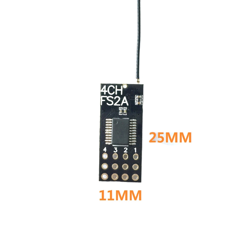 Flysky FS2A ミニレシーバー 4CH AFHDS  - Drone Rc Battery のレビューと価格