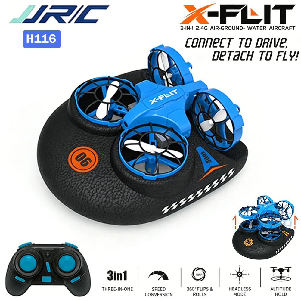 3in1ミニドローンH101 H116海陸空対応全地形対応モ - Drone Aircraft Jjrc のレビューと価格