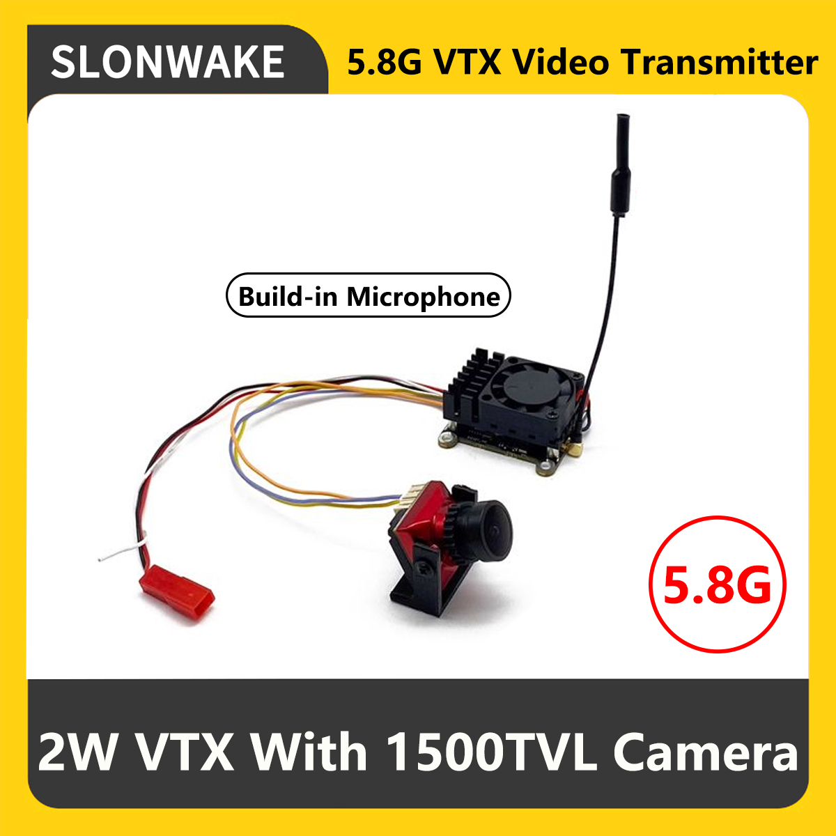 SLONWAKE 5.8G 2000mW FPV VTX ト - Fpv Drone Camera のレビューと価格