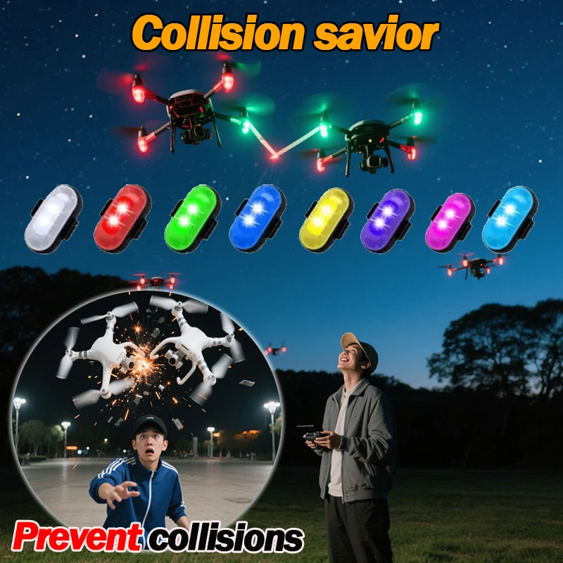 LED 航空機ストロボライト 1-10 個オートバイドローン - Drone Aircraft Jjrc のレビューと価格