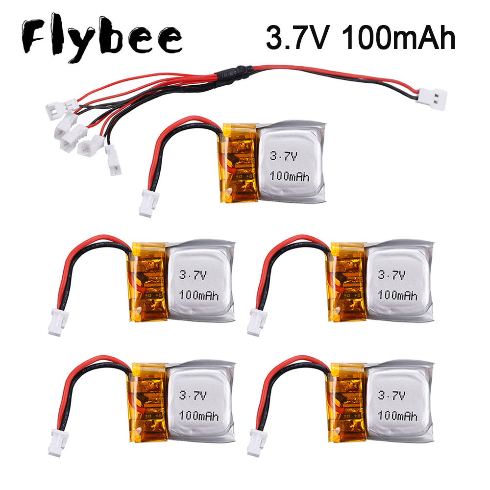 バッテリー3.7V 100mAh li-po 1.25mm, - Drone Keh Rc K11 Turbo のレビューと価格