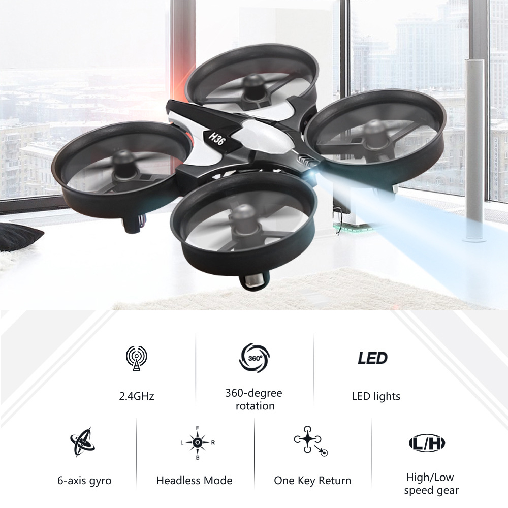 JJRC H36 ミニリモコンドローン 6 軸ヘッドレスモー - Drone Aircraft Jjrc のレビューと価格