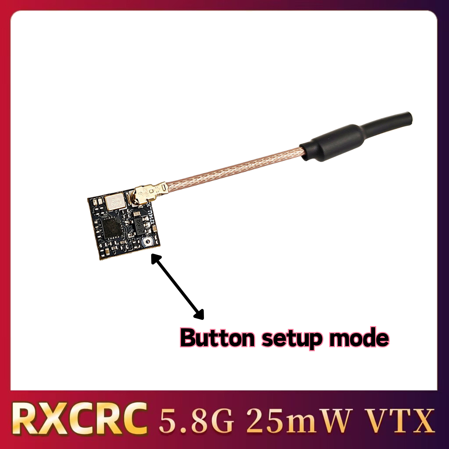 RXCRC 5.8GHz 48CH FPV 25mW アナロ - Receiver Rc Drone のレビューと価格