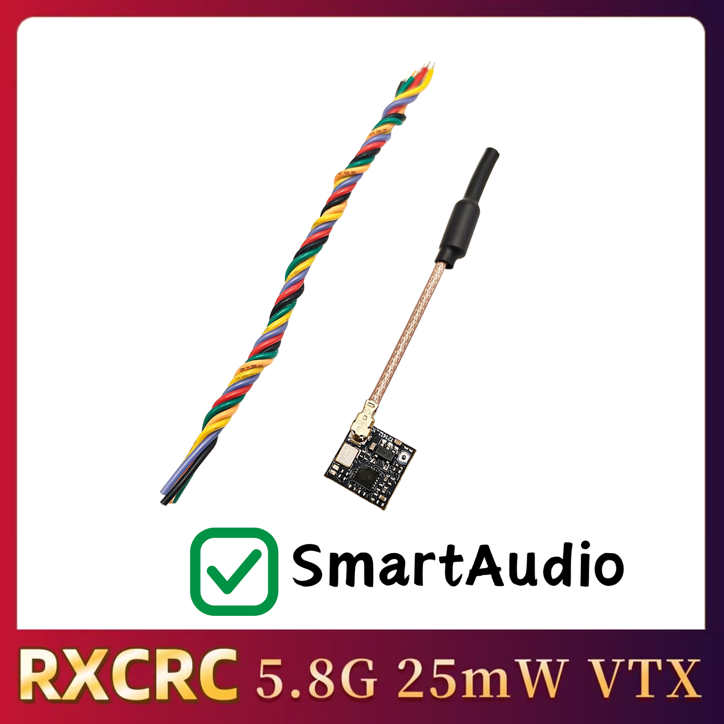RXCRC 5.8GHz 48CH FPV 25mW アナロ - Receiver Rc Drone のレビューと価格