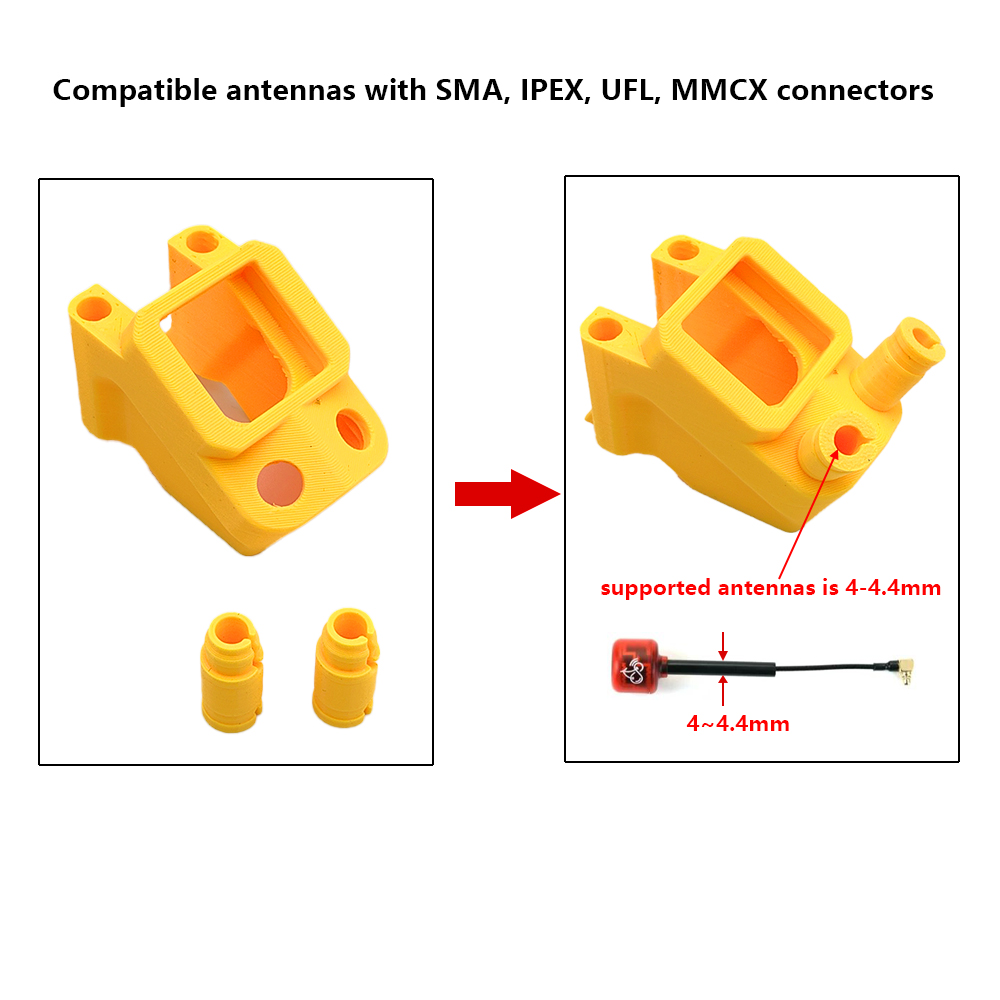 PhiSital 3Dプリントパーツ TPUホルダー 固定ブ - 3D Printed Drone Part のレビューと価格