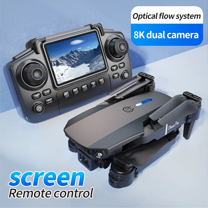 E88 PRO ドローン スクリーン付き 4K HD カメラ - Drone E88Pro Rc 4K のレビューと価格
